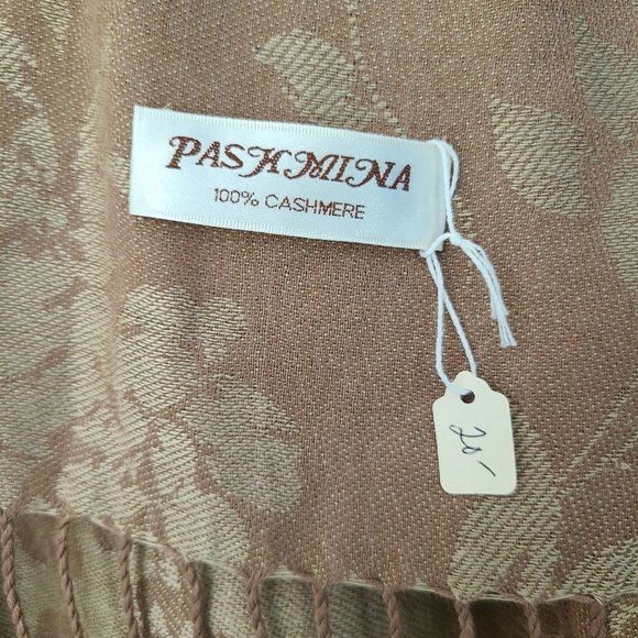 Pashmina 100% cashmire scarf - Picture 2 of 2